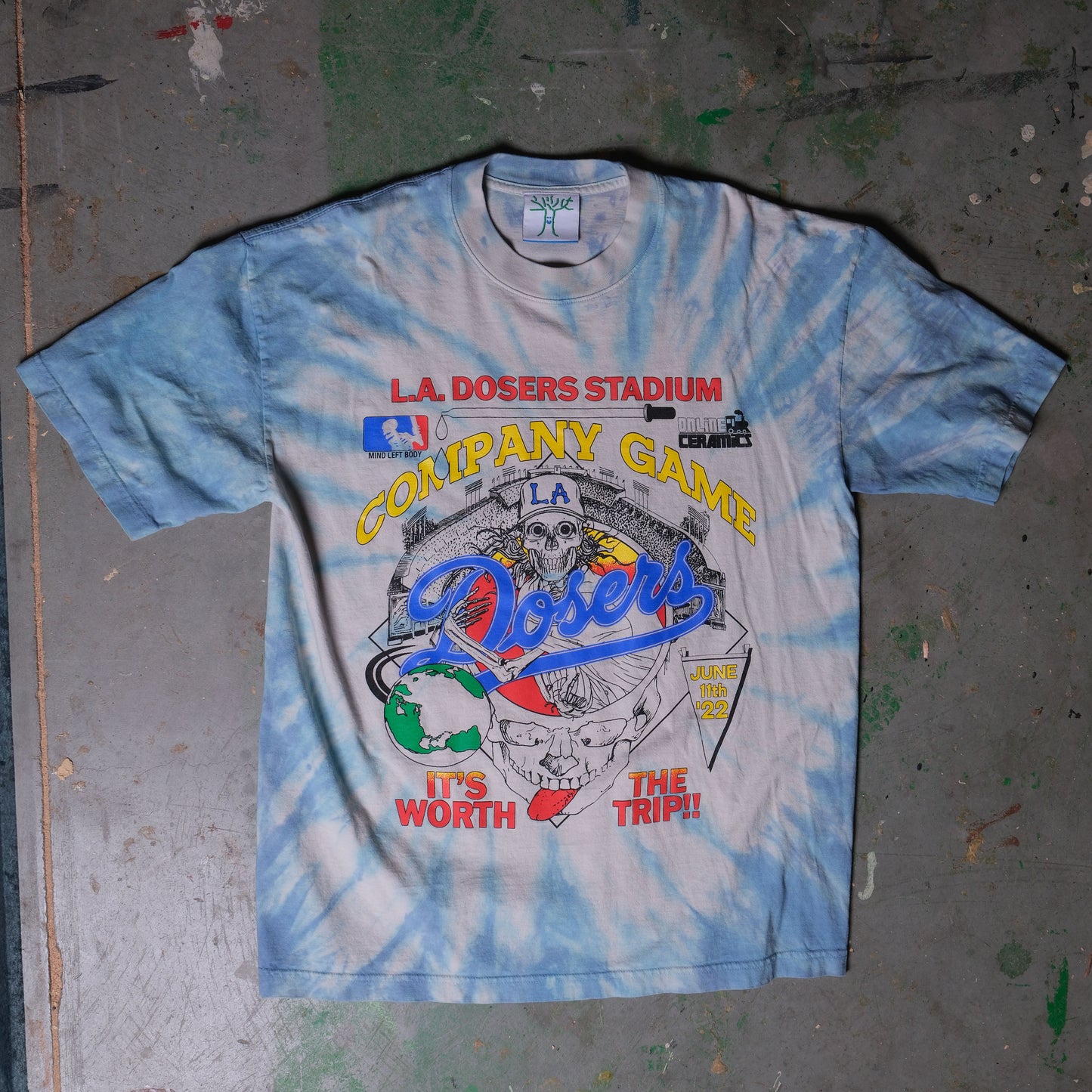 Used - Online Ceramics T-Shirt LA Dosers - Size Large