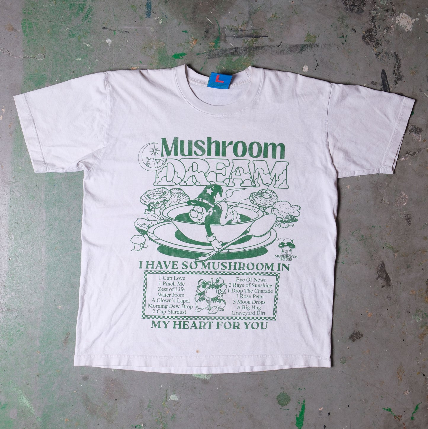 Used - Online Ceramics Mushroom Dream T-Shirt - Size Large