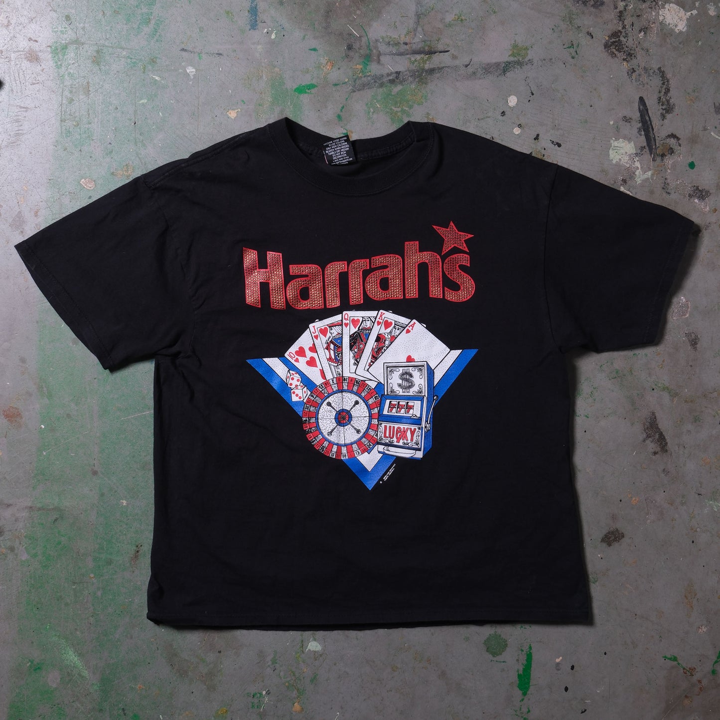 Used - Harrahs Casino T - Size Large