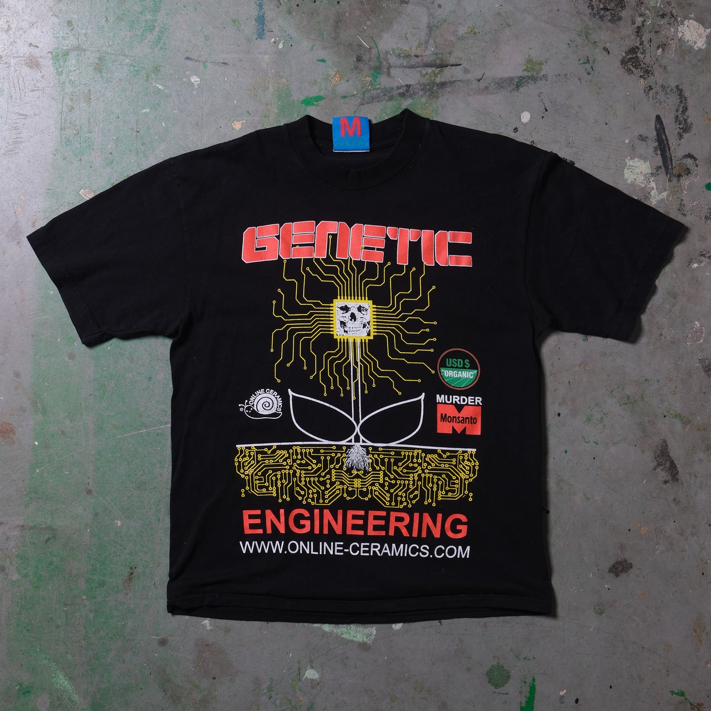 Used - An Online Ceramics Genetic Engineering T - Size Medium