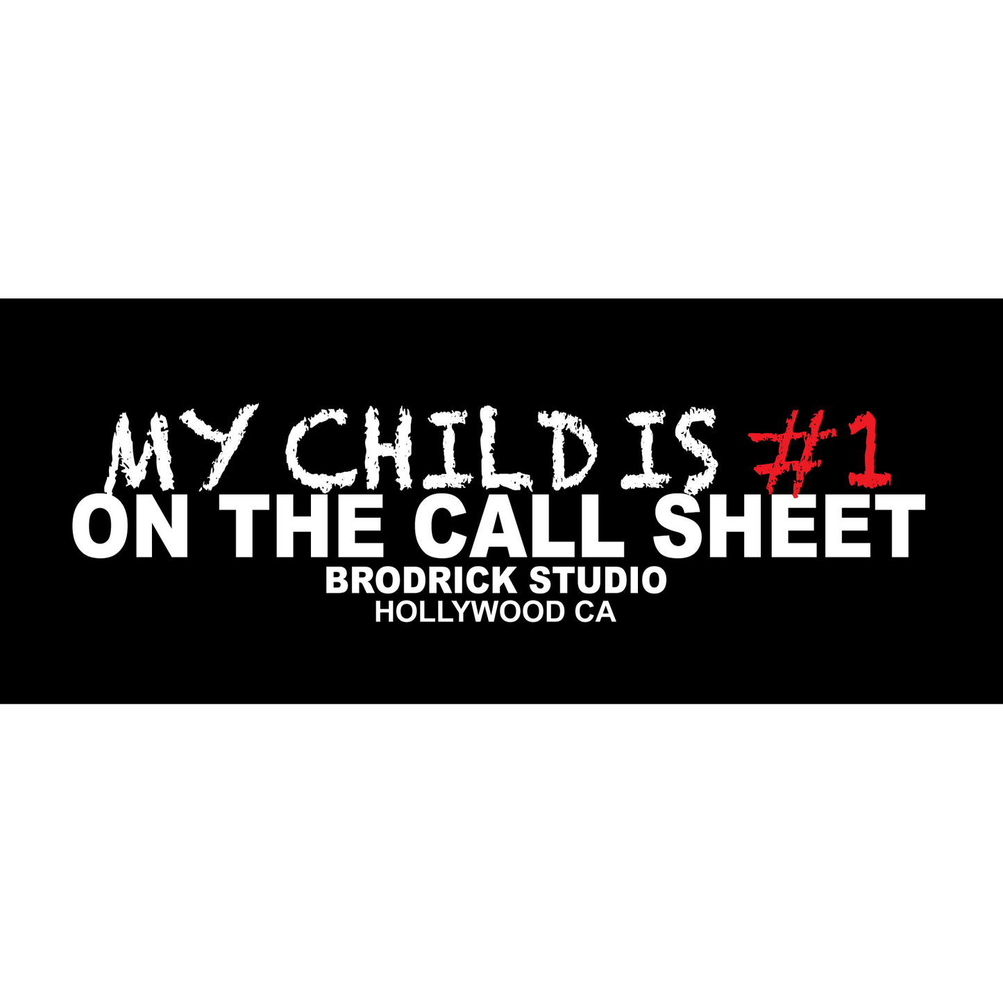 Hollywood Soccer Mom/Child Star Bumper Sticker