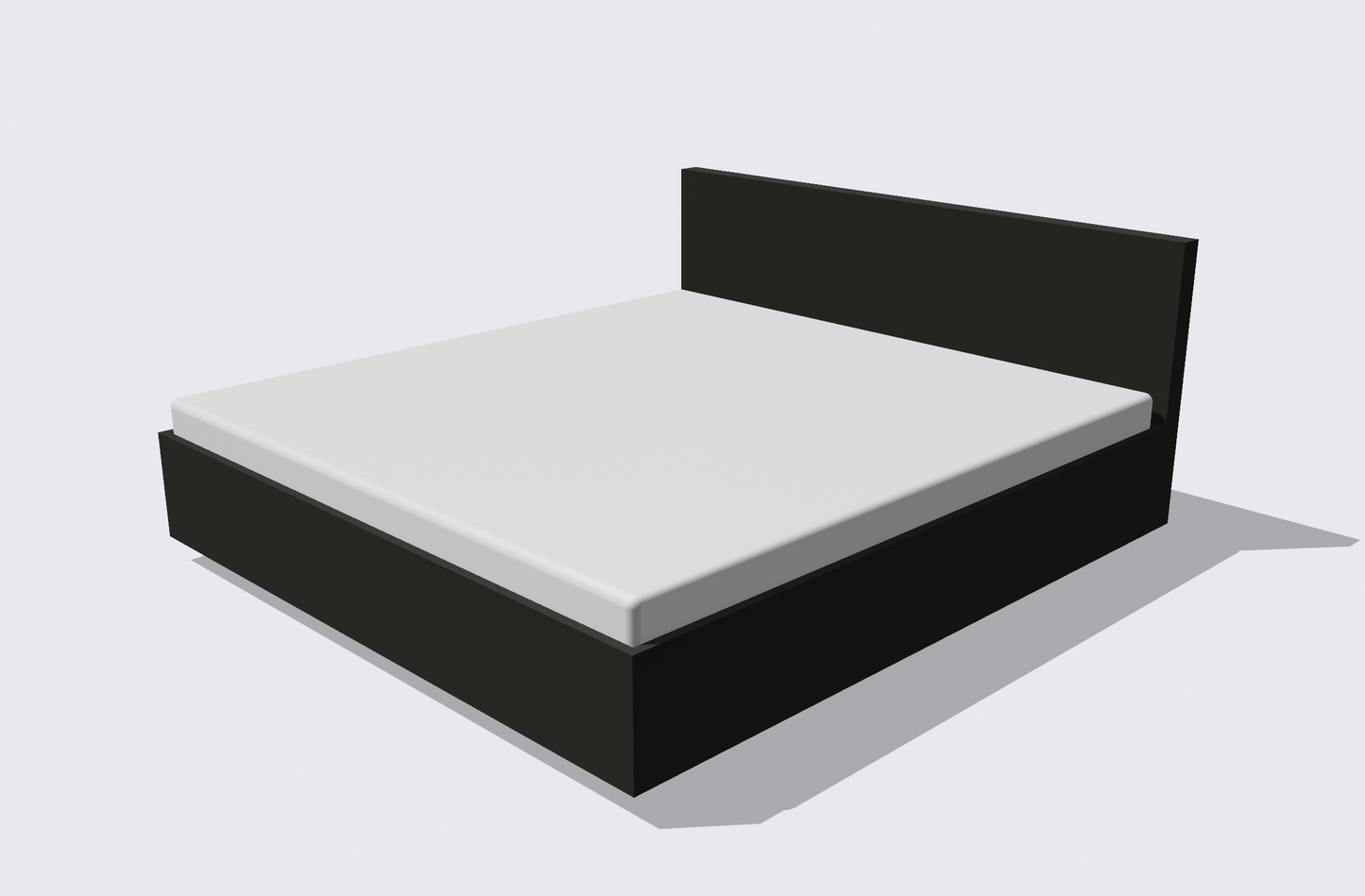Low Losh Bed Two Frame + Headboard (Second Half of Payment)