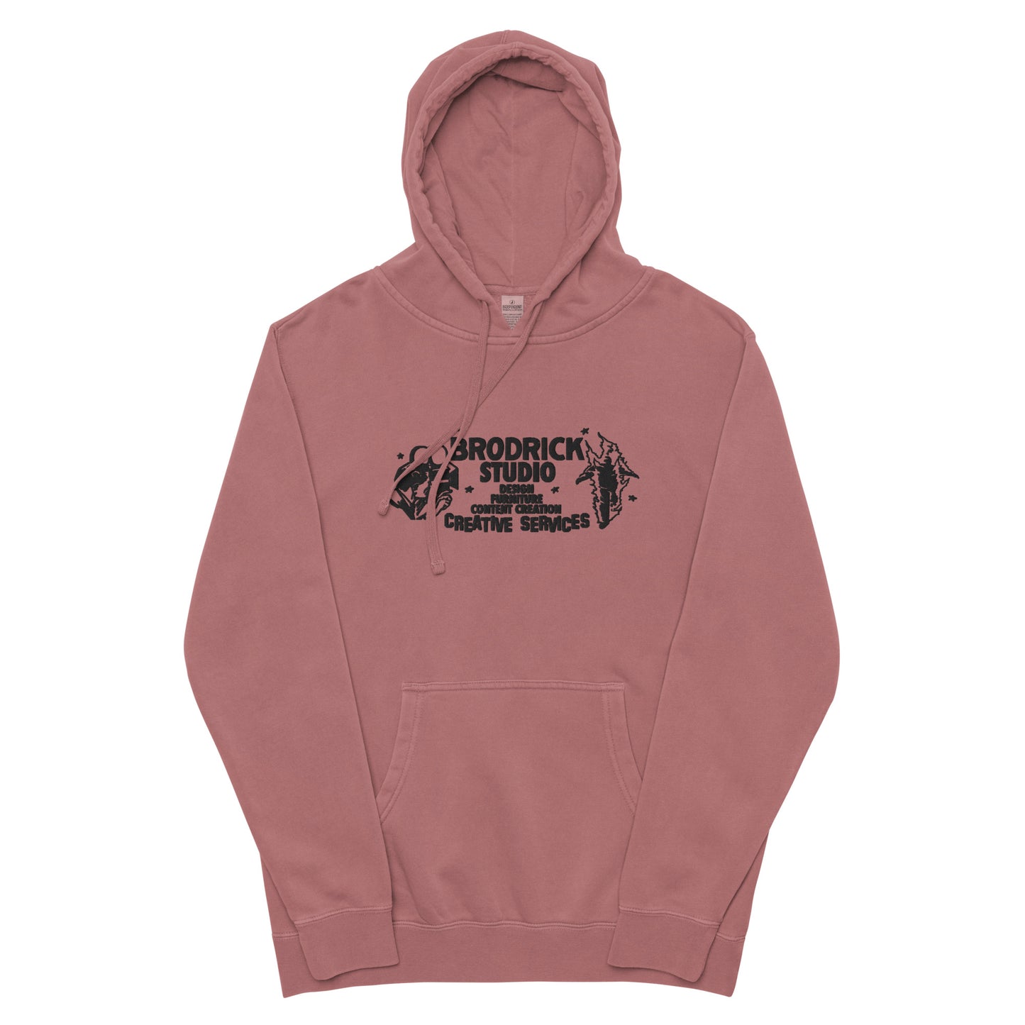 Unisex pigment-dyed hoodie