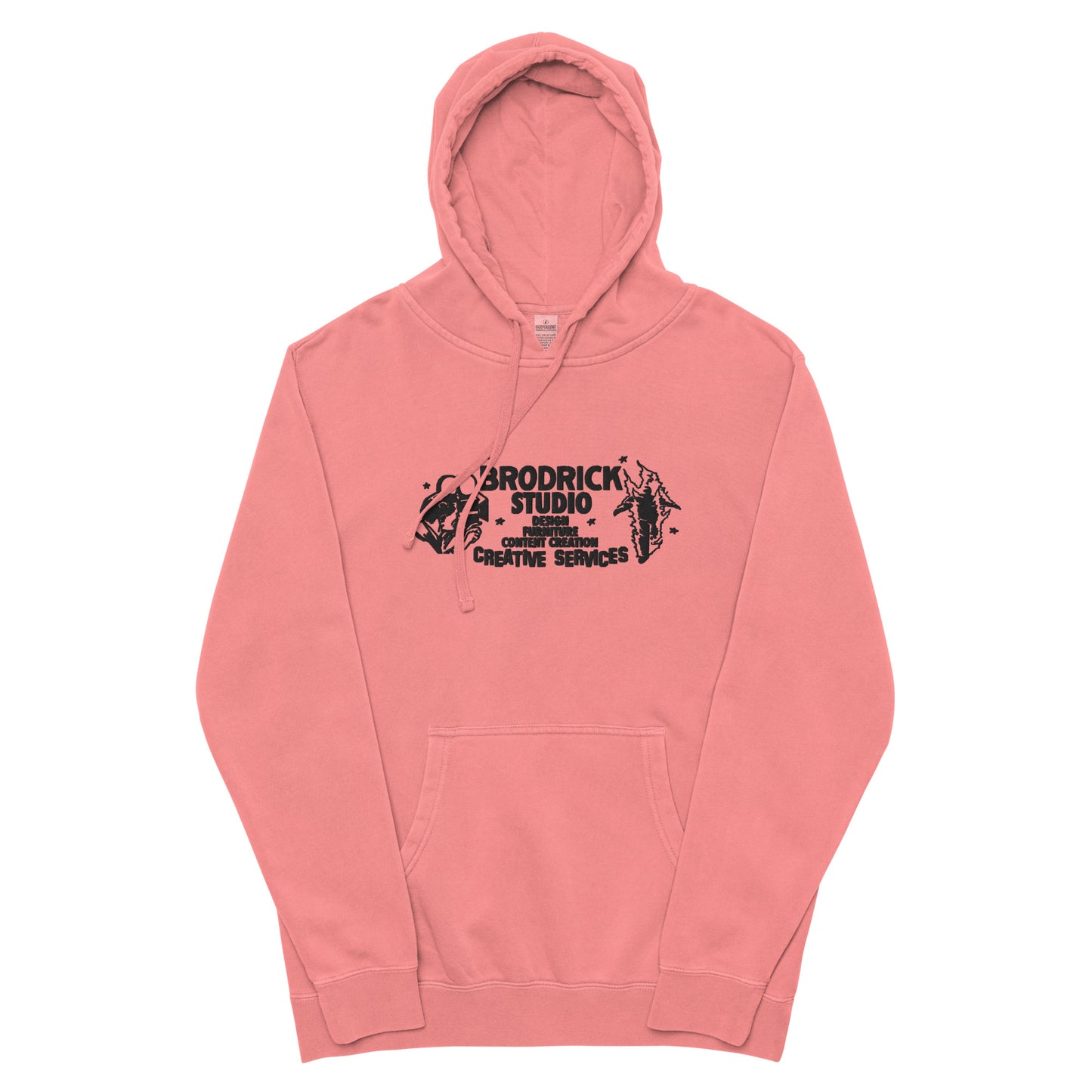 Unisex pigment-dyed hoodie