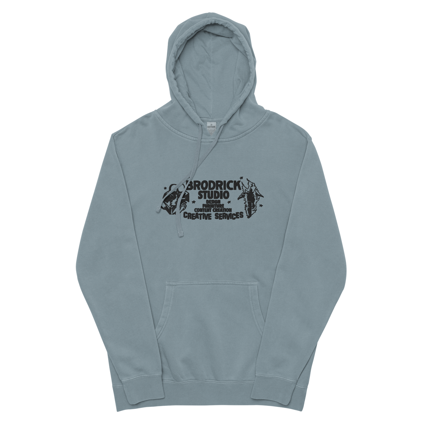 Unisex pigment-dyed hoodie